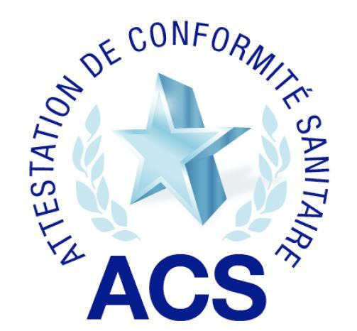 Que représente l'attestation ACS (attestation de conformité sanitaire) ? 